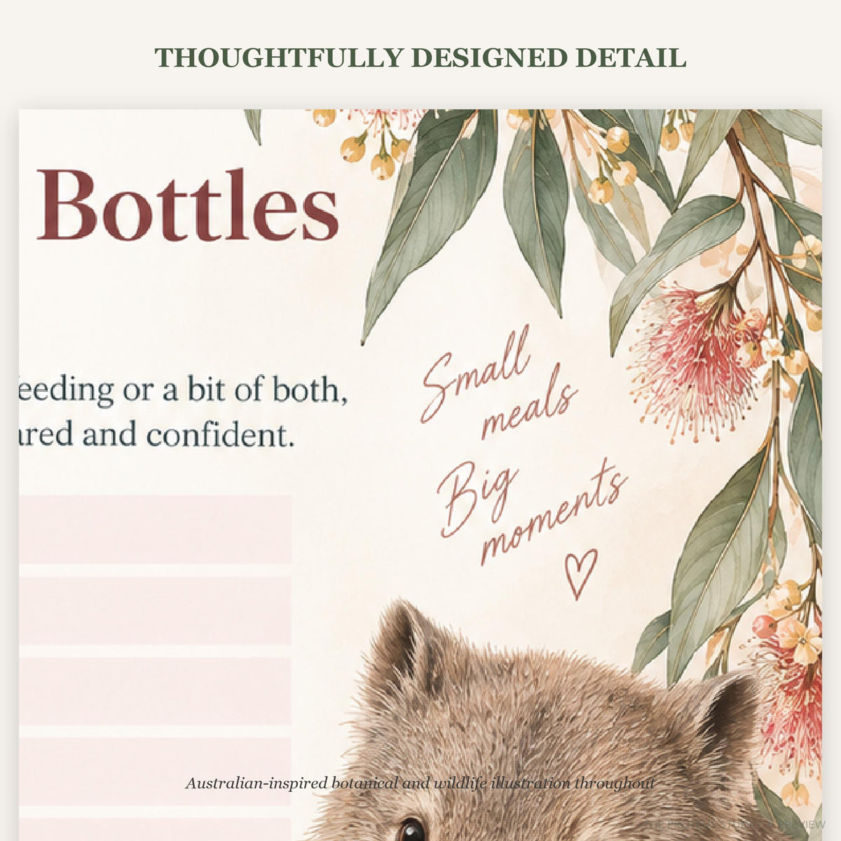 Baby Essentials Checklist printable - Little Beginnings Big Adventures, The Proteus Studio, Australian baby checklist